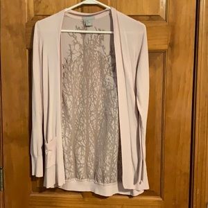 Cardigan with back detail